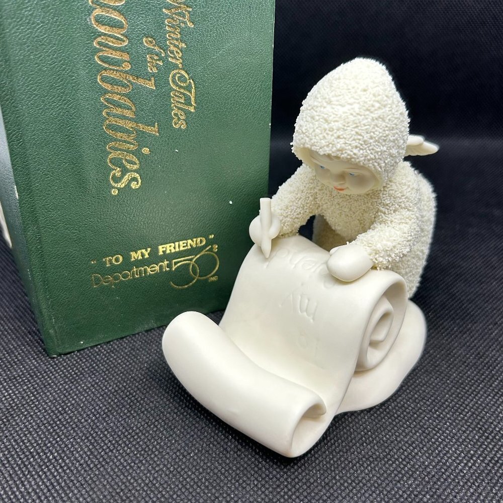 Department 56 Snowbabies "To My Friends'